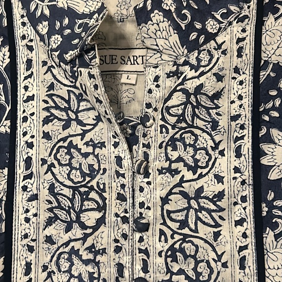 SUE SARTOR
Exclusive Navy Flounce Dress - Picture 8 of 11